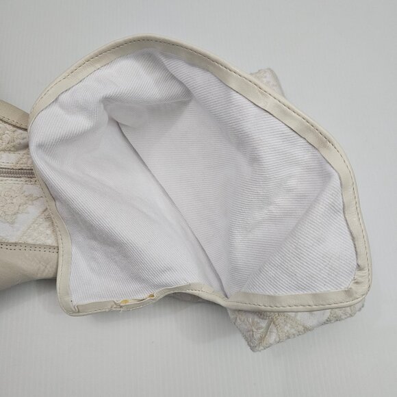 Free People Bren Knee High Boot Womens EU 38 Cream Embroidered Slouchy Boho NEW - Picture 10 of 15